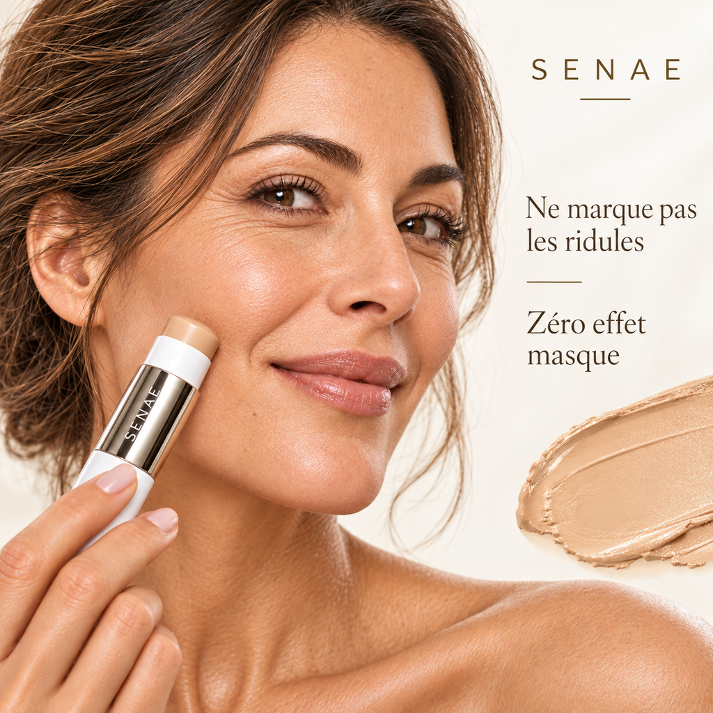 Senae — ne marque pas les ridules, zéro effet masque, idéal peau mature